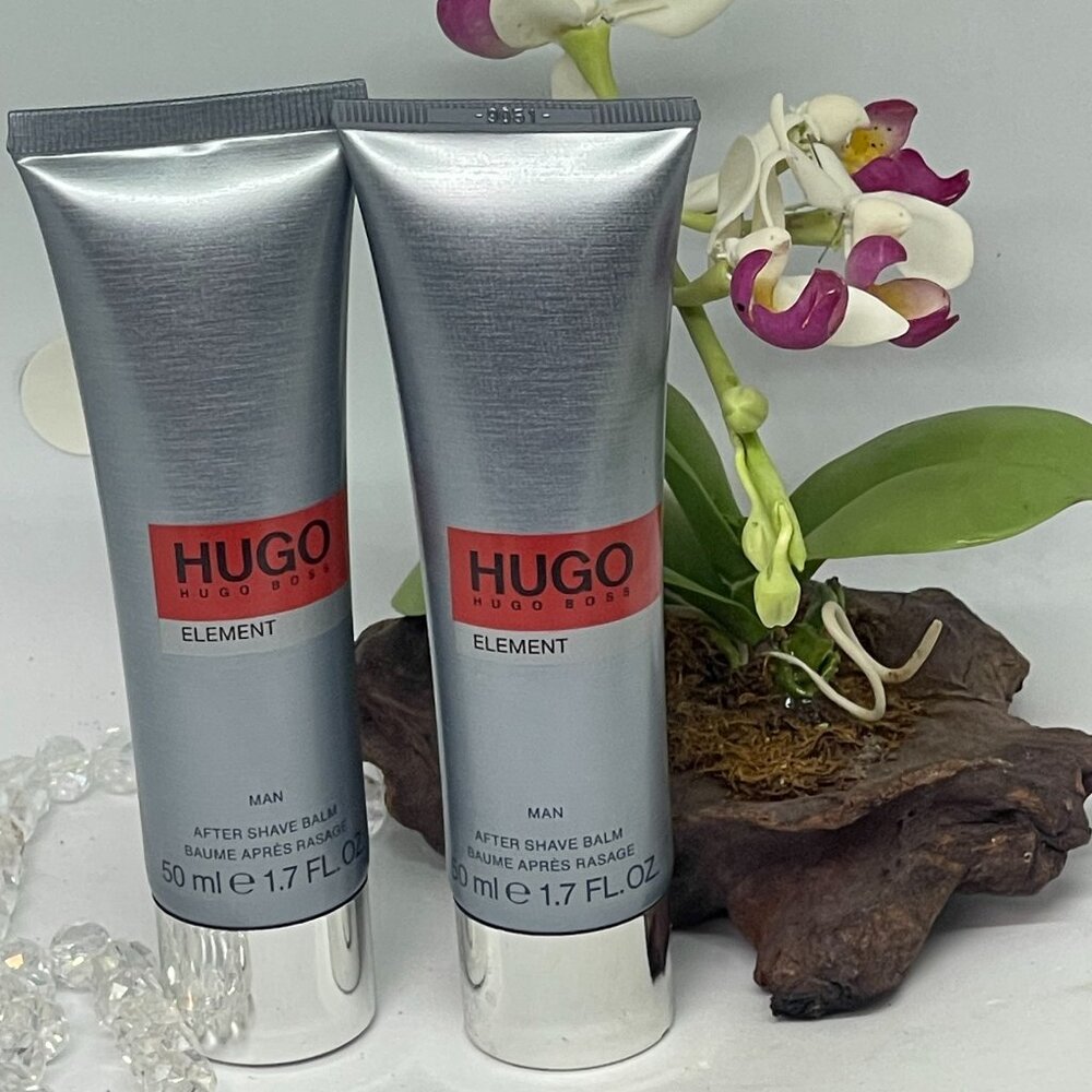 2x Hugo Element by Hugo Boss Man After Shave Balm - 1.7 oz - New